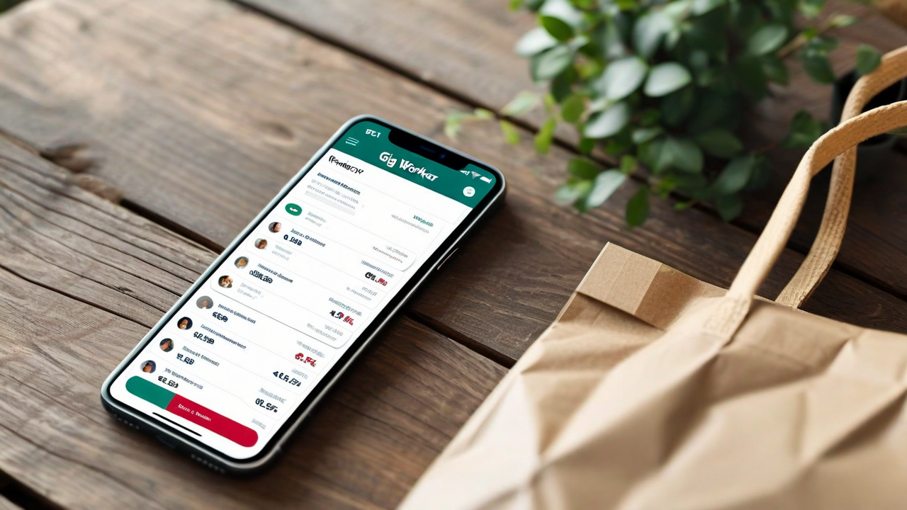Gig economy mobile platform and independent workers